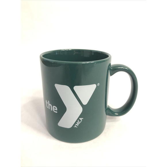 YMCA Green Coffee Mug M Ware 11 oz - Picture 1 of 6